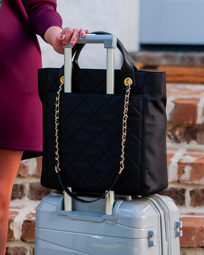 Kinzley Travel Tote Black Nylon