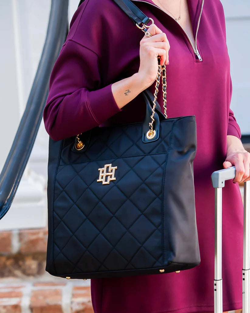 Kinzley Travel Tote Black Nylon