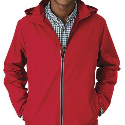 Charles River Red Full Zip Reflective Pack-N-Go