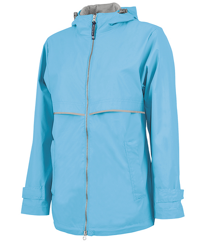 Charles River Women's New Englander Rain Jacket-Wave