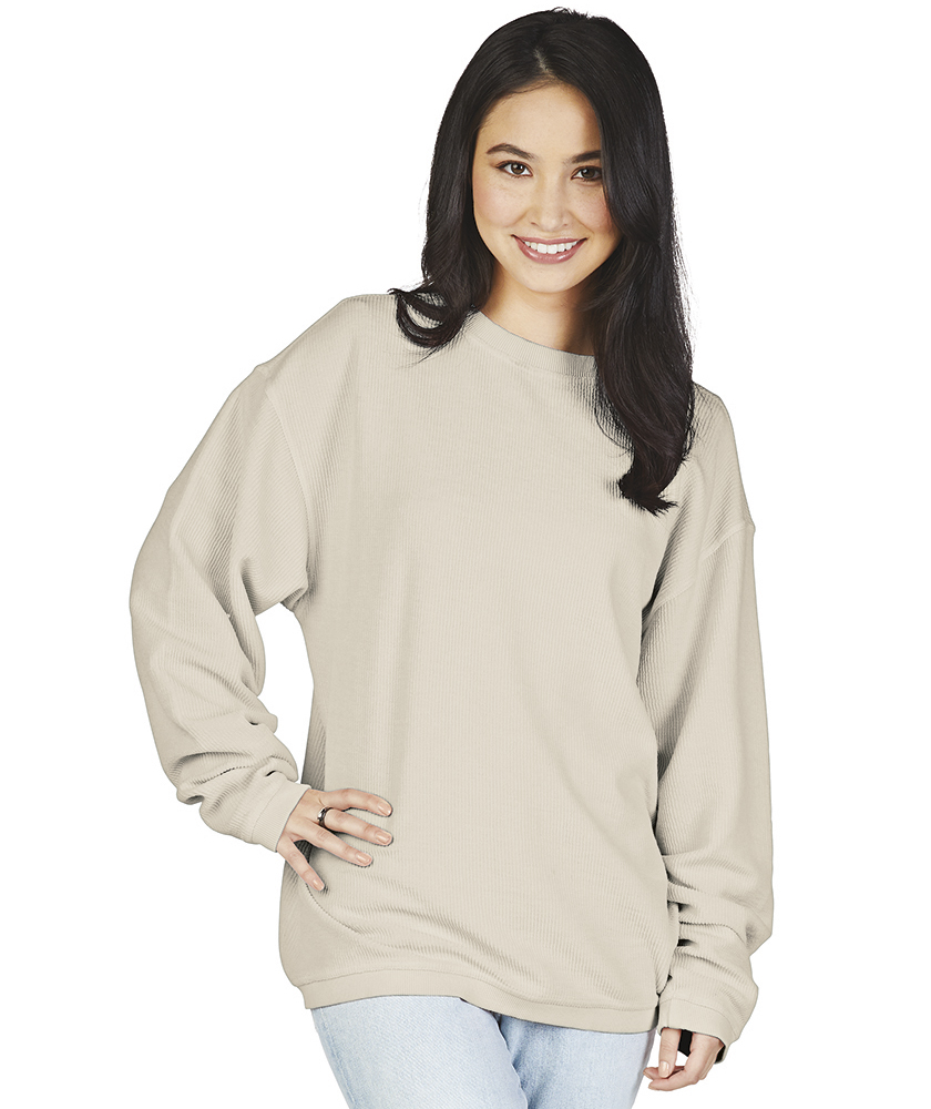 Charles River Camden Crew Neck Sweatshirt- Oat